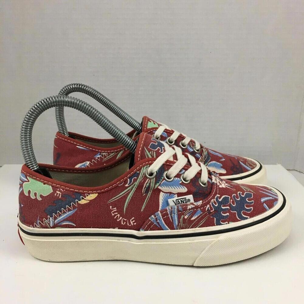 Vans Women’s Hawaiian Jungle Authentic SF Lace Up Shoes Size 6